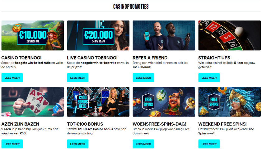 Betcity Casinopromoties voor bestaande spelers