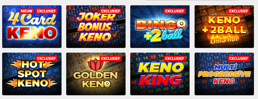 Goldrun Casino Bingo en Keno Games