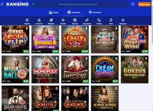 Kansino Casino Gameshows Lobby
